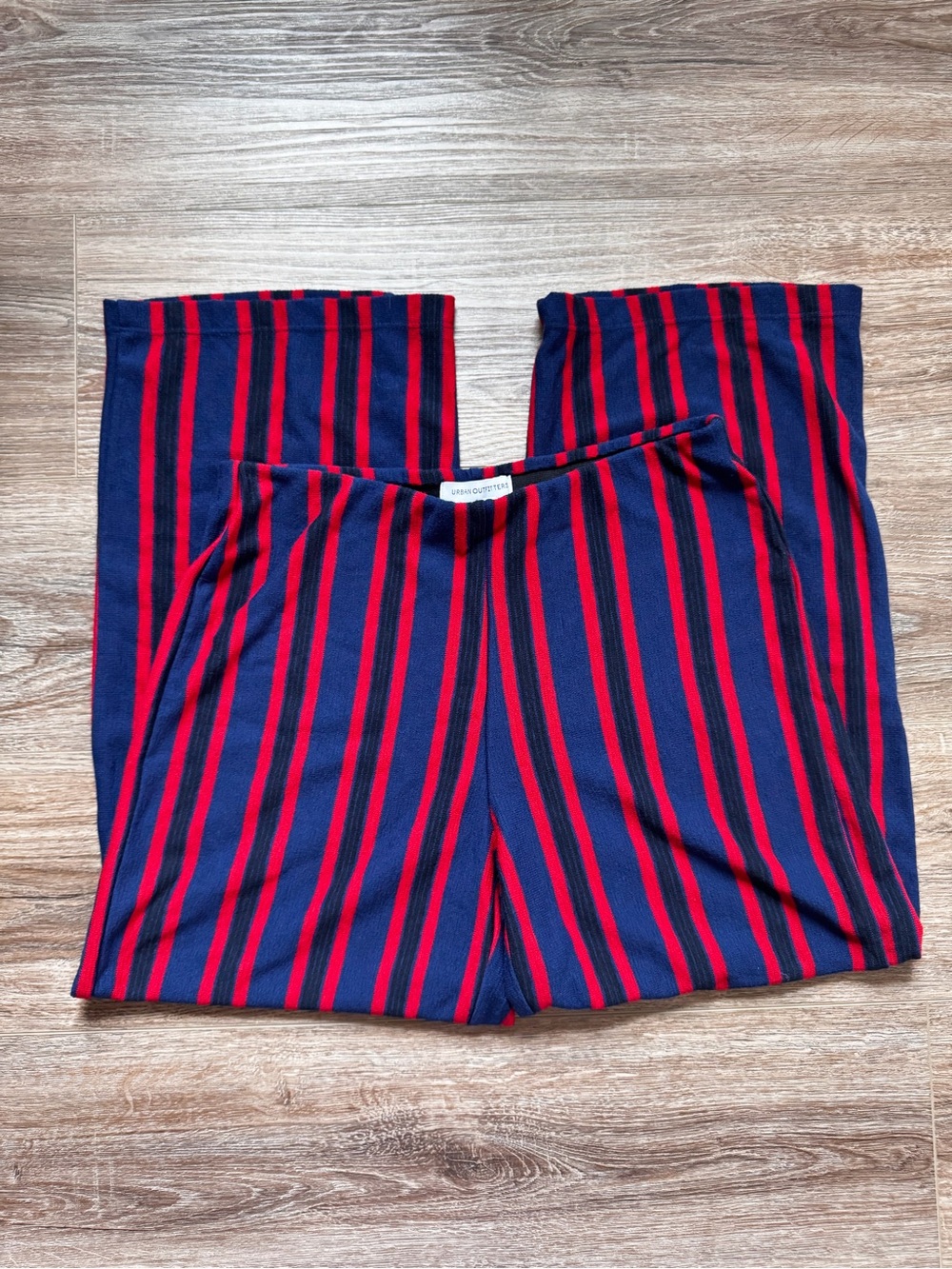 Urban Outfitters Navy and Red Striped Women’s Pants